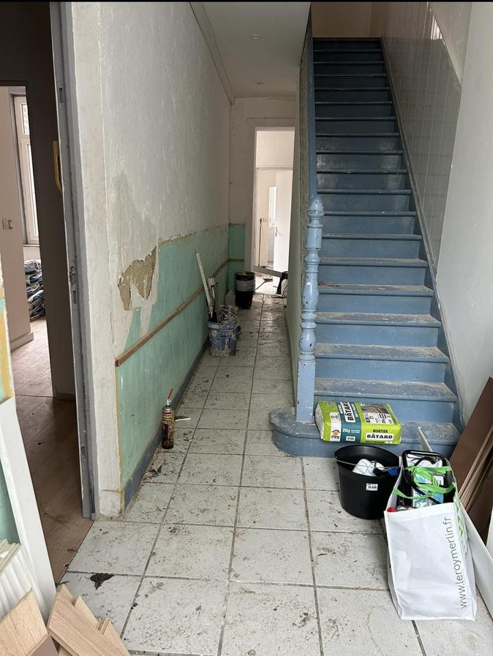 Chantier rénovation intérieure Compiègne